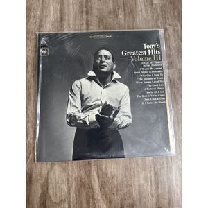 Tony Bennett Tony's Greatest Hits Volume 3 Vinyl LP Record